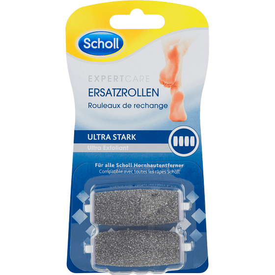 Scholl Expert Care Ultra Exfoliant ultra drsné s diamantovými krystalky náhradní hlavice do elektrického pilníku 2 kusy