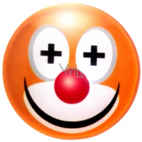 Nekupto Magnet Emoji Smajlík kolečko oranžový 4 cm
