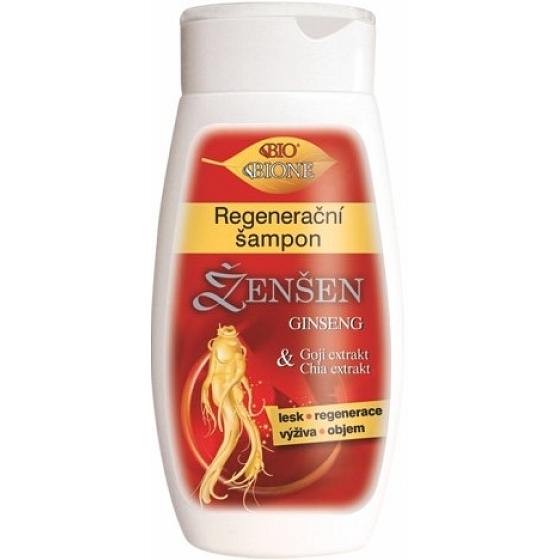 Bione Cosmetics Ženšen regenerační šampon pro všechny typy vlasů 260 ml