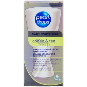 Pearl Drops Coffee & Tea bělicí zubní pasta proti tmavým skvrnám s fluoridem 50 ml