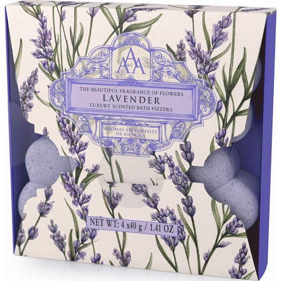 Somerset Toiletry Levandule šumivá květina do koupele 4 x 40 g