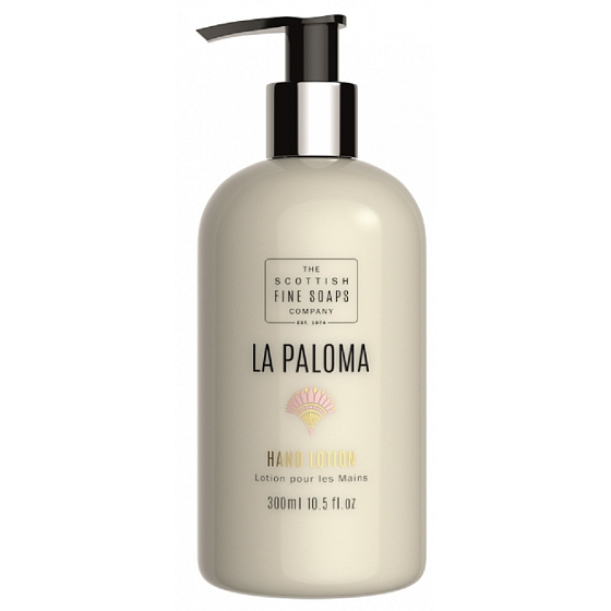 Scottish Fine Soaps La Paloma mléko na ruce pro všechny typy pokožky dávkovač 300 ml