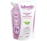 Saforelle Gel pro intimní hygienu jemná čisticí péče, utišuje a zklidňuje podráždění, bez mýdla 400 ml Eco Pack