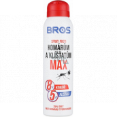 Bros Max Repelent spray proti komárům a klíšťatům 25% DEET 90 ml