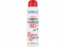 Bros Max Repelent spray proti komárům a klíšťatům 25% DEET 90 ml