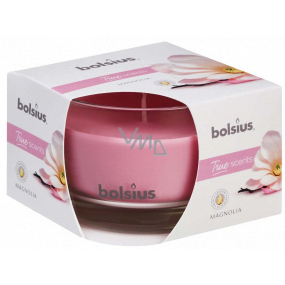 Bolsius True Scents Magnolie - Magnólie vonná svíčka ve skle 90 x 63 mm