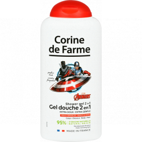 Corine de Farme Avengers 2v1 sprchový gel a šampon na vlasy pro děti 300 ml