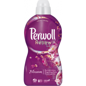 Perwoll Renew Blossom 3v1 tekutý prací gel na všechny druhy prádla 32 dávek 1,92 l