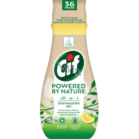 Cif All-in-1 Powered by Nature Lemon Eko gel do myčky nádobí 36 dávek 640 ml