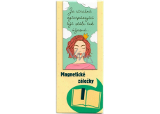 Albi Magnetická záložka do knihy Je vyčerpávající být úžasná 8,7 x 4,4 cm