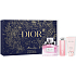 Christian Dior Miss Dior Blooming Bouquet toaletní voda 30 ml + Addict Lip Glow balzám na rty 001 Pink 3,2 g + Rose krém na ruce 20 ml, dárková sada pro ženy