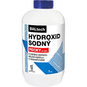 BALTECH hydroxid sodný k čištění odpadů, pecky, 1 kg