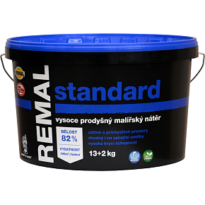REMAL Standard vysoce prodyšná barva na zeď, 13+2 kg REMAL Standard vysoce prodyšná barva na zeď, 13+2 kg