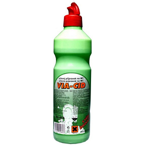 Via-Cid účinný přípravek na Wc s vůní borovice 450 g
