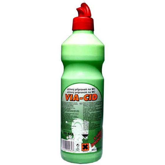 Via-Cid účinný přípravek na Wc s vůní borovice 450 g