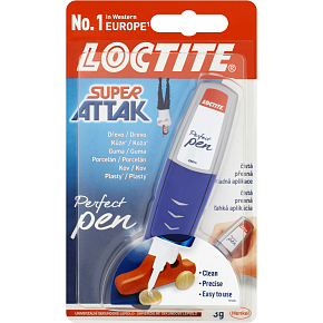 Loctite Super Attak Perfect Pen vteřinové lepidlo, 3 g Loctite Super Attak Perfect Pen vteřinové lepidlo, 3 g