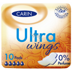Carine Ultra Wings intimní vložky 10 kusů