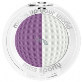 Miss Sporty Studio Color Duo oční stíny 206 Iridescent Purple 2,5 g