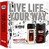 Str8 Red Code parfémovaný deodorant sklo pro muže 85 ml + sprchový gel 250 ml, kosmetická sada