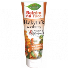 Bione Cosmetics Rakytník řešetlákový s vitamínem E a Panthenolem balzám ruce 205 ml