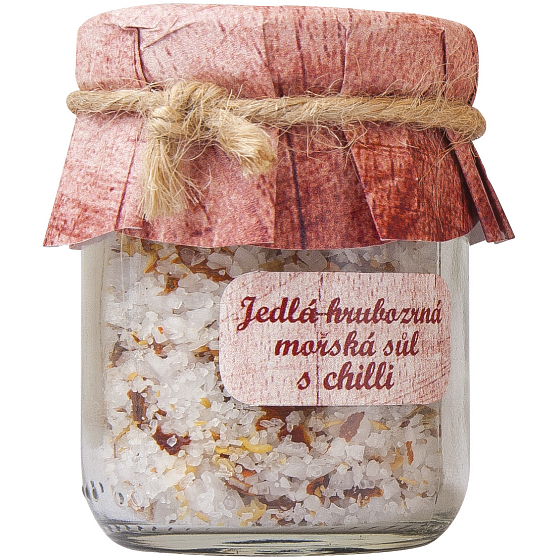 Bohemia Gifts Chilli Jedlá hrubozrná mořská sůl 60 g