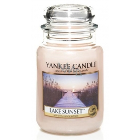 Yankee Candle Lake Sunset - Západ slunce u jezera vonná svíčka Classic velká sklo 623 g