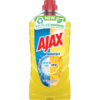 Ajax na podlahy a povrchy Boost Baking Soda Lemon univerzální čisticí prostředek, 1 l