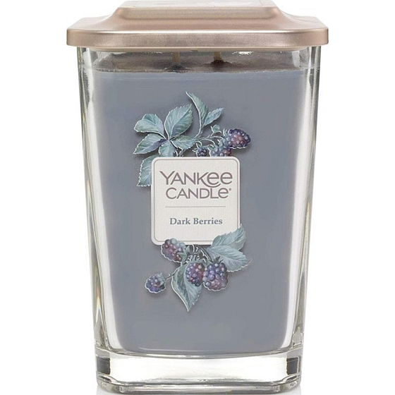 Yankee Candle Dark Berries - Ostružiny sojová vonná svíčka Elevation velká sklo 2 knoty 553 g
