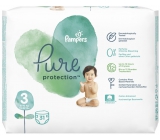 Pampers Pure Protection velikost 3, od 6-10 kg plenkové kalhotky 31 kusů