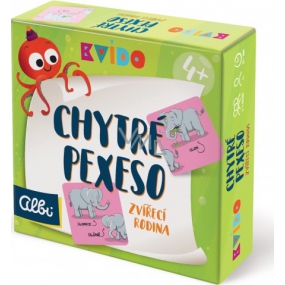 Albi Kvído Chytré pexeso - Zvířecí rodina doporučený věk 4+