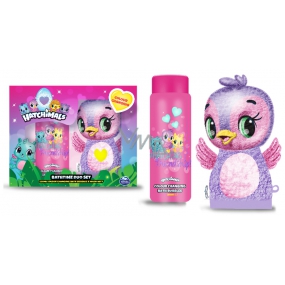 Hatchimals pěna do koupele pro děti 250 ml + žínka, kosmetická sada