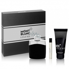 Montblanc Legend toaletní voda 100 ml + balzám po holení 100 ml + toaletní voda 7,5 ml, dárková sada pro muže