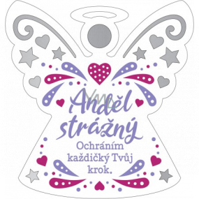 Albi Závěsná plaketka anděl Anděl strážný 9 x 10 cm