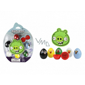 Angry Birds Čuňasové razítka ve tvaru vajíček 6 kusů, doporučený věk 6+
