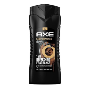 Axe Dark Temptation 3v1 sprchový gel na tělo, vlasy a obličej pro muže 400 ml