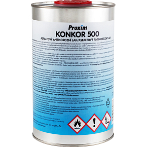 Proxim Konkor 500 asfaltový antikorozní lak, 950 g Proxim Konkor 500 asfaltový antikorozní lak, 950 g