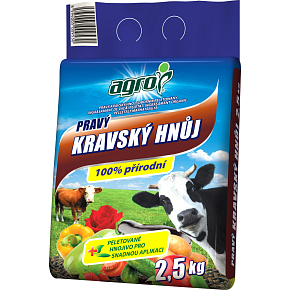 Agro kravský hnůj, 2,5 kg Agro kravský hnůj, 2,5 kg