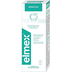 Elmex Sensitive Plus ústní voda 400 ml