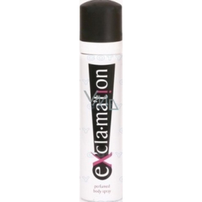 Exclamation Excla.mation Originál parfémovaný deodorant sklo pro ženy 75 ml