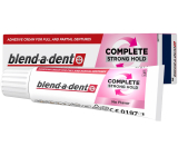 Blend-a-dent Complete Strong Hold No Flavor fixační krém pro zubní náhrady - protézy 47 g