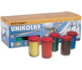 Kittfort Unikolky vodou ředitelné modelářské barvy lesklé 9 kusů