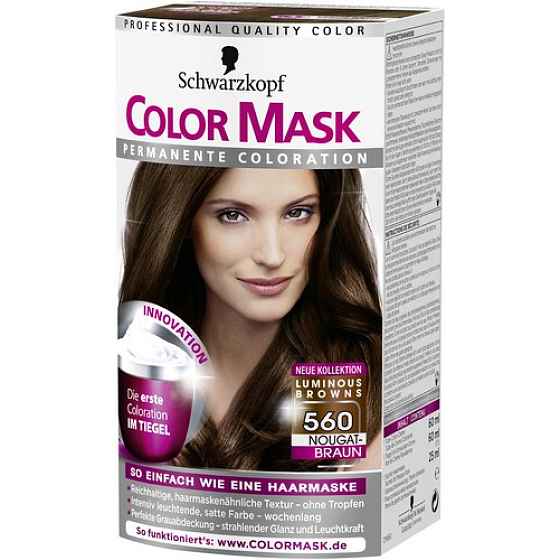 Schwarzkopf Color Mask barva na vlasy 560 Sytý nugát