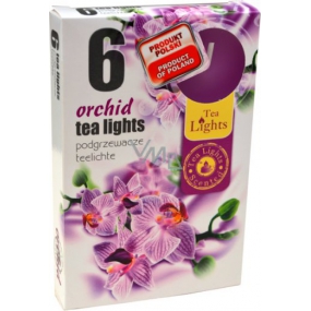 Tea Lights Orchid vonné čajové svíčky 6 kusů