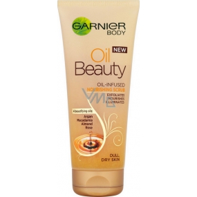 Garnier Oil Beauty Nourishing Scrub vyživující olejový tělový peeling 200 ml