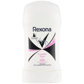 Rexona Invisible Pure antiperspirant deodorant stick pro ženy 50 ml