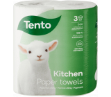 Tento Kitchen Innovations papírové utěrky velmi pevné 3 vrstvé 73 útržků 2 role