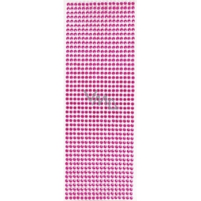 Albi Samolepicí kamínky růžové 4 mm 828 kusů