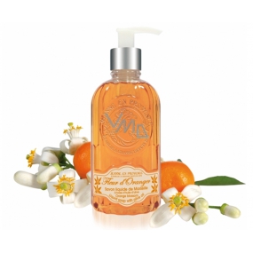 Jeanne en Provence Fleur d Oranger - Pomerančové květy mýdlo tekuté dávkovač 300 ml