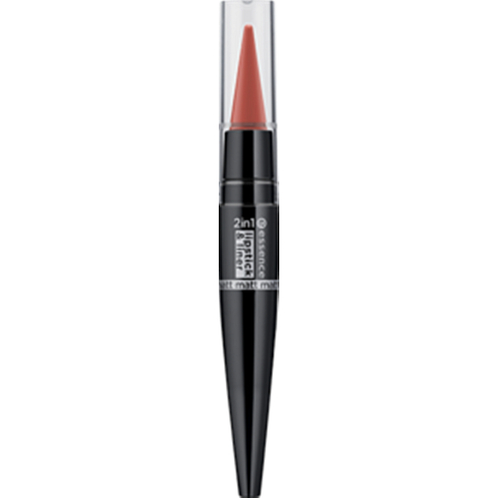 Essence Matt Lipstick & Liner 2v1 rtěnka & tužka na rty 01 Beauty Statement 1,5 g