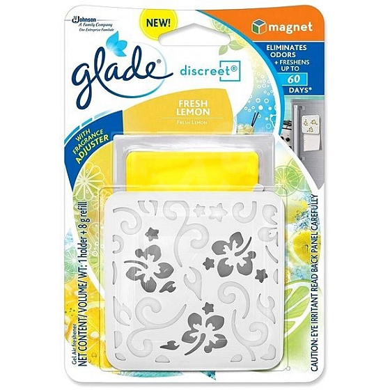 Glade Discrete Magnet Fresh Citron osvěžovač vzduchu 8 g